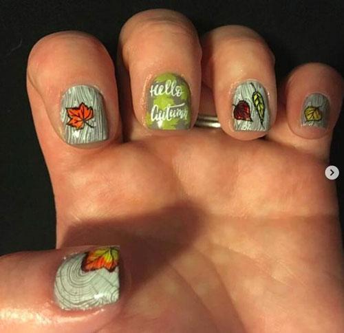 Шеллак на короткие ногти осень. Осенний маникюр на короткие ногти в 2022 году: 100 фото