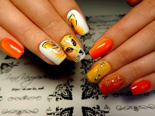 Шеллак на короткие ногти осень. Осенний маникюр на короткие ногти в 2022 году: 100 фото