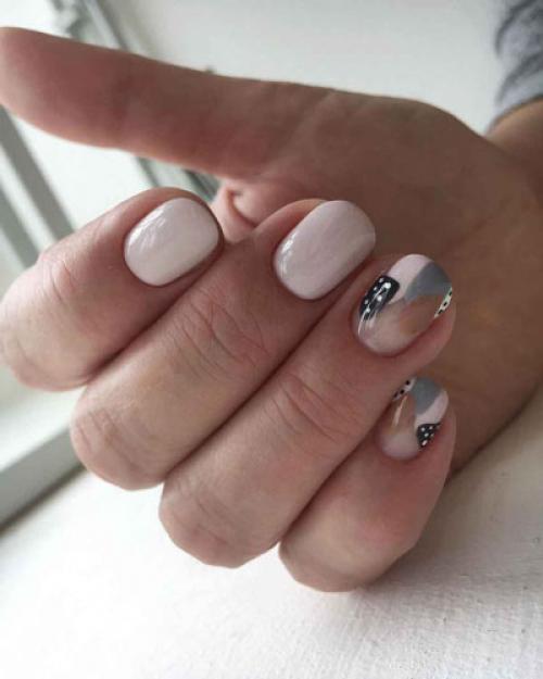 Шеллак на короткие ногти осень. Осенний маникюр на короткие ногти в 2022 году: 100 фото