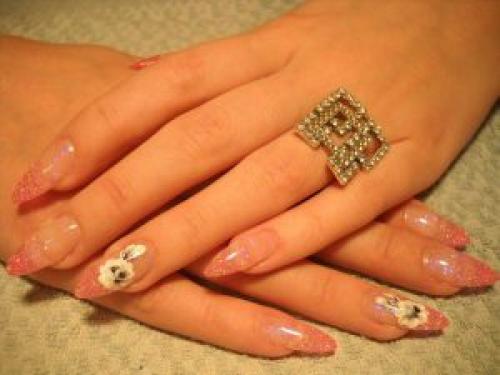 Золотой френч миндаль. Френч на ногтях миндалевидной формы с традиционным расположение «улыбки» (фото)