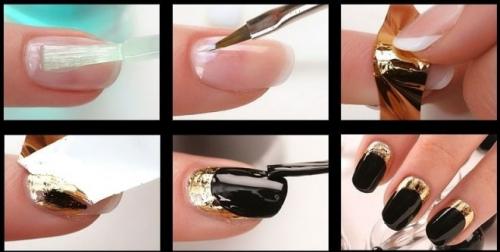 Золото во французском маникюре. Золотой френч: 48 идей, которые смотрятся беспощадно дорого 20 Золото во французском маникюре. Золотой френч: 48 идей, которые смотрятся беспощадно дорого 20