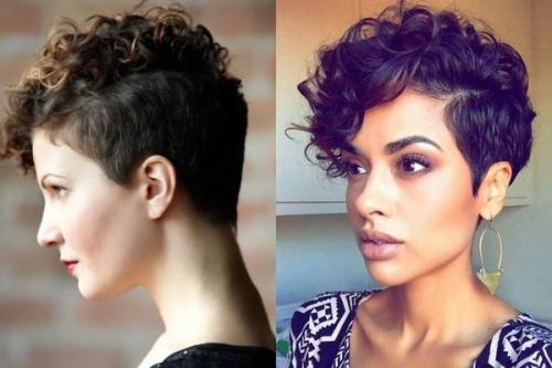 Стильные короткие стрижки для вьющихся и кудрявых волос 06 Стильные короткие стрижки для вьющихся и кудрявых волос 06