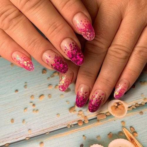 Френч блестками растяжка. Особенности маникюра с растяжкой