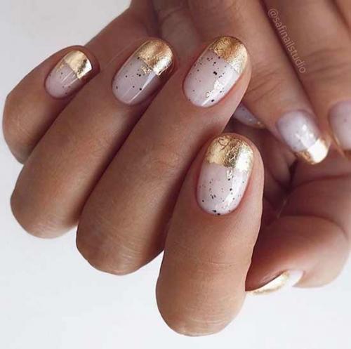 Французский маникюр с рисунком: фото-новинки френча