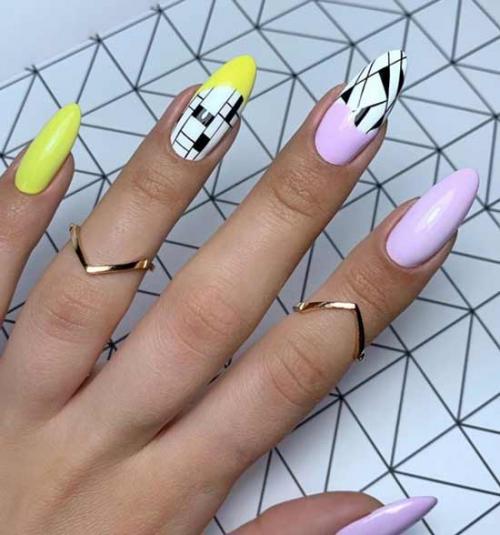 Французский маникюр с рисунком: фото-новинки френча