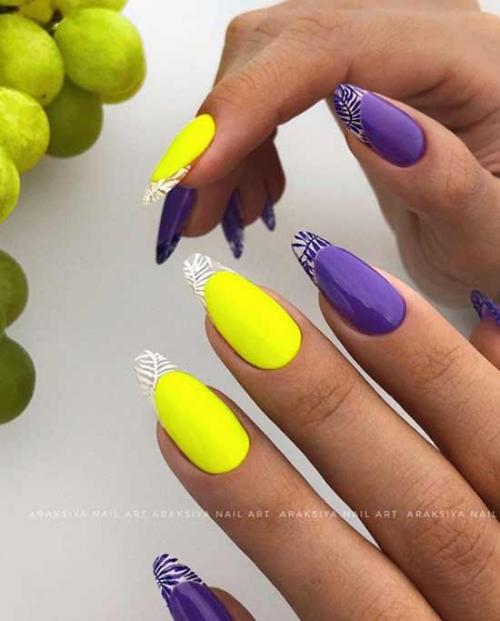 Французский маникюр с рисунком: фото-новинки френча