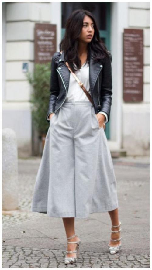 С чем носить косуху обувь. С чем носить косуху женщине: 9 идей