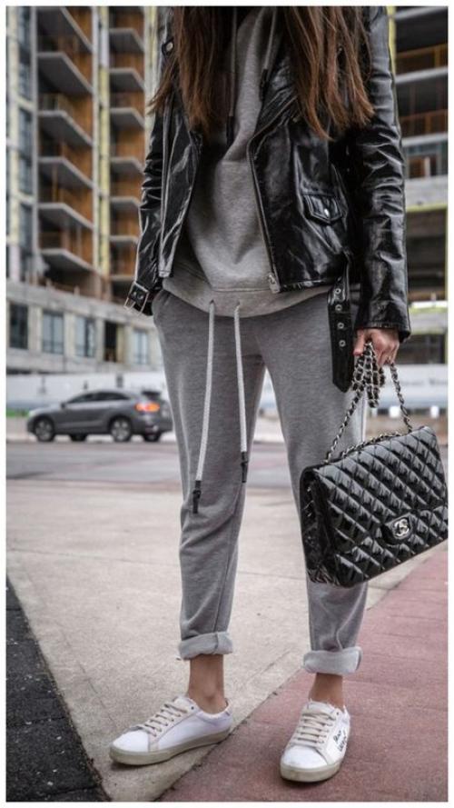 С чем носить косуху обувь. С чем носить косуху женщине: 9 идей