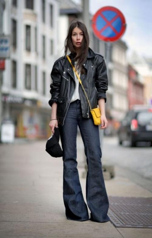 Осенние образы с косухой. Вот, как нужно носить косуху осенью: 7 стильных вариантов