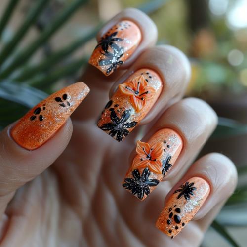 Маникюр шеллак лето 2024: новые тренды и стили 08