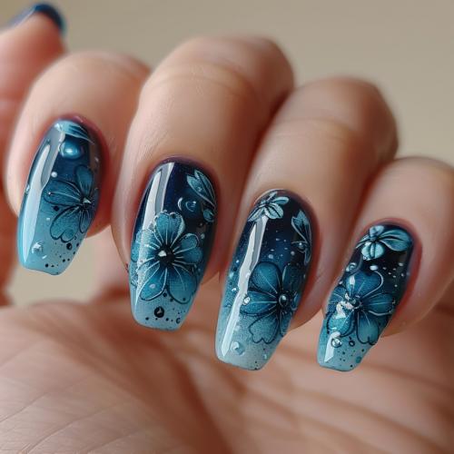 Маникюр шеллак лето 2024: новые тренды и стили 14