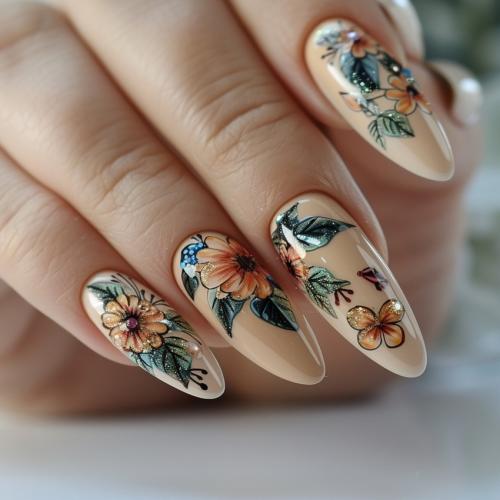 Маникюр шеллак лето 2024: новые тренды и стили 02