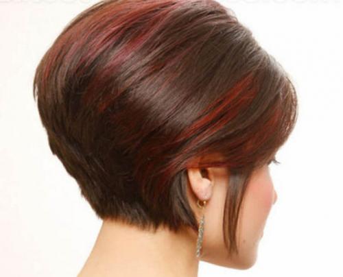 Как уложить боб на ножке. Боб каре на ножке вид сзади 185 фото