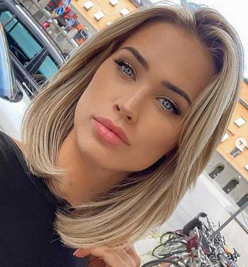 Стильная укладка на каре. Модные укладки на каре: фото, идеи для разных поводов