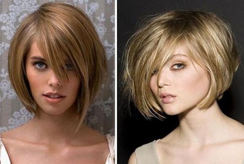 Прически на удлиненное каре с челкой. Сочетание удлиненной челки и разных видов каре