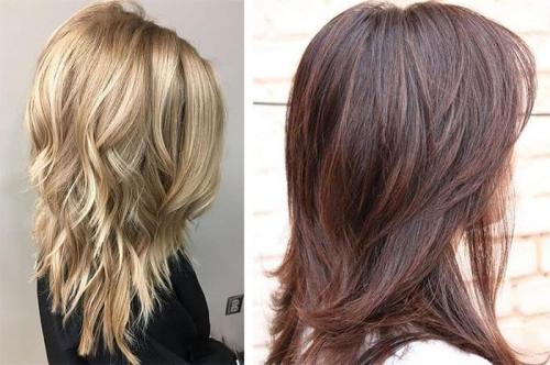 Каскад все для себя. Модная стрижка каскад на средние волосы