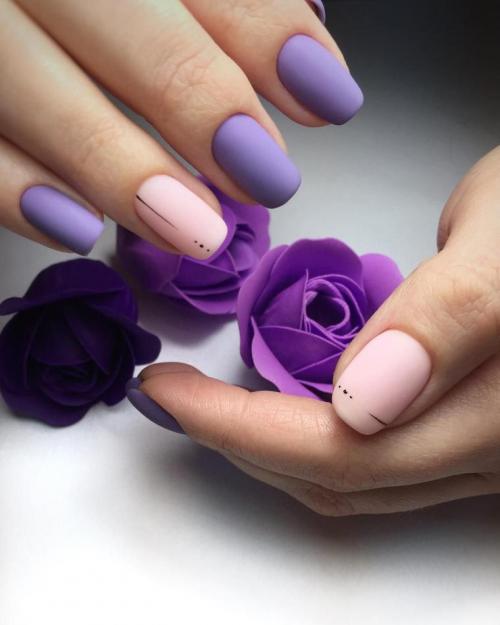 Белый матовый маникюр 2022-2023. Модные оттенки сезона для матовых ногтей 01