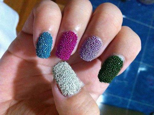 Маникюр со стразами и бульонками. Дизайн ногтей с бульонками: фото наиболее удачных вариантов