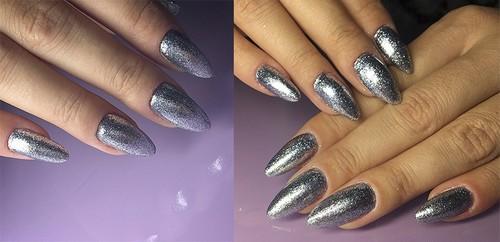 Жемчужный маникюр со стразами. Идеи дизайна маникюра с жемчужным гель-лаком