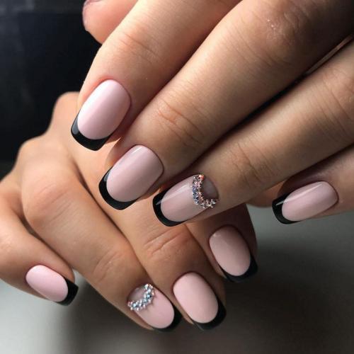 Можно ли делать зимний френч маникюр на коротких ногтях. Идеи французского маникюра на короткие ногти