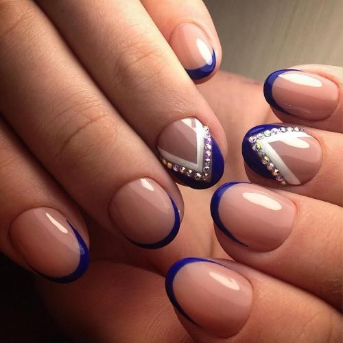 Можно ли делать зимний френч маникюр на коротких ногтях. Идеи французского маникюра на короткие ногти