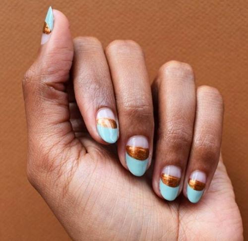 Как удлинять ногти при овальном маникюре с блестками. Как выбрать лак, учитывая форму ногтей?