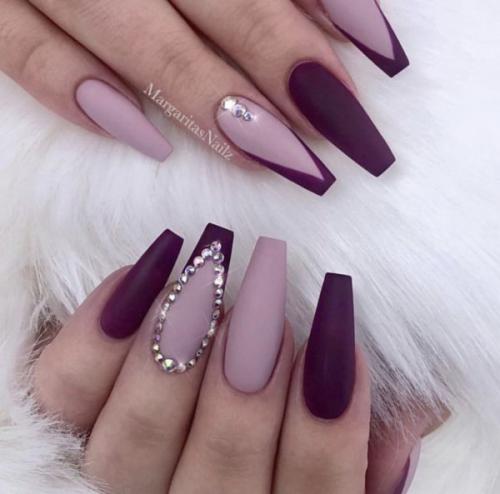 Красный матовый маникюр балерина. Форма ногтей балерина – идеи дизайна, новинки, тренды