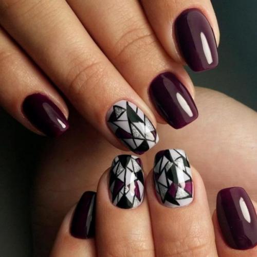 Бордово красный маникюр. Идеальный бордовый маникюр. Модные тенденции, идеи дизайна.