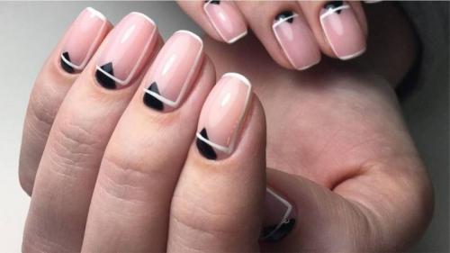 Деловой маникюр шеллаком 2023. Офисный маникюр 2023 года — трендовые и модные тенденции элегантного и стильного делового маникюра + фото