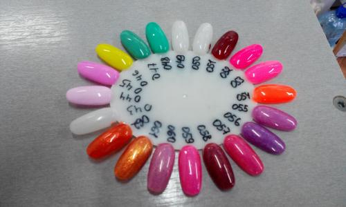 Какие цвета доступны в BlueSky Shellac по палитре CND. Шеллак блюскай палитра цветов по номерам