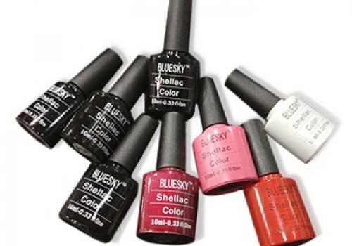 Какие инструменты необходимы для нанесения BlueSky Shellac по палитре CND. Немного о производителе