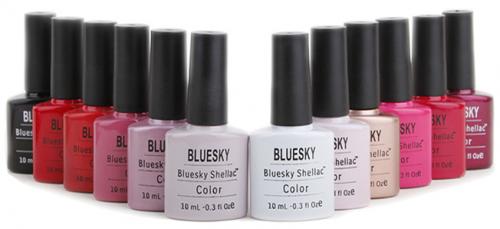 Что такое BlueSky Shellac по палитре CND. 