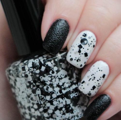 Как долго может продержаться дизайн ногтей черный розовый белый. Идеи черно-белого дизайна ногтей