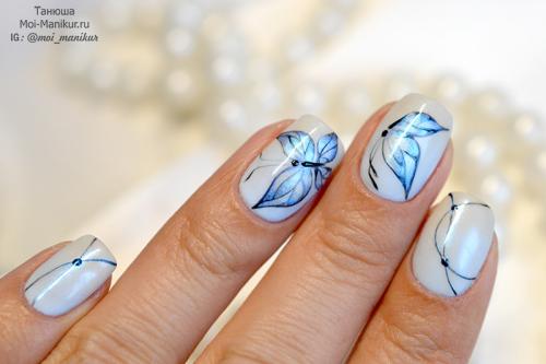 Какие продукты для ногтей можно использовать для создания дизайна ногтей черный розовый белый. Дизайн ногтей с использованием пигментов