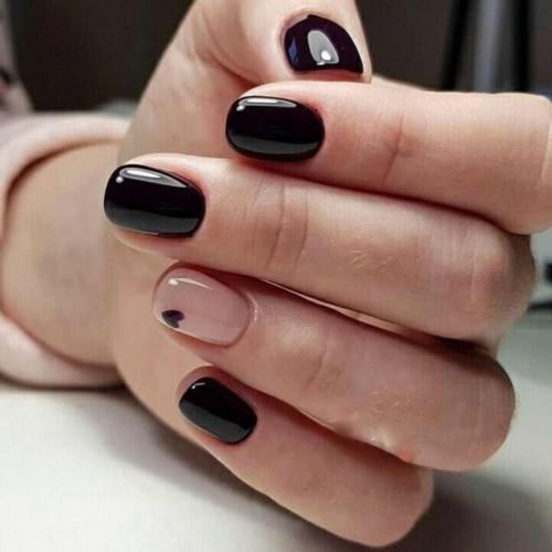 Какие стили и модные тренды используются для нежного маникюра с черным дизайном. Актуальные тенденции нейл-дизайна