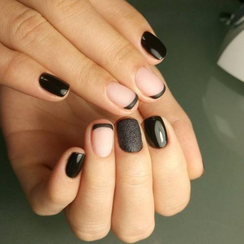 Какие стили и модные тренды используются для нежного маникюра с черным дизайном. Актуальные тенденции нейл-дизайна