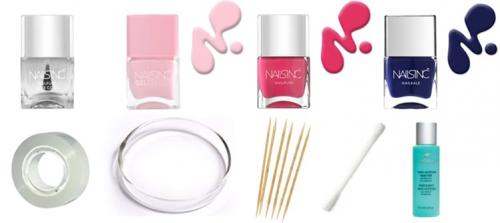 Как сделать маникюр шеллак с рисунком в домашних условиях. Маникюр на короткие ногти 01