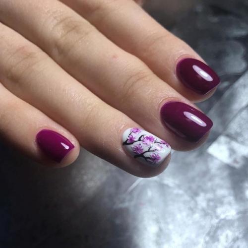 Маникюр с иероглифами и сакурой. Идеи дизайна ногтей с иероглифами для длинных и коротких ногтей