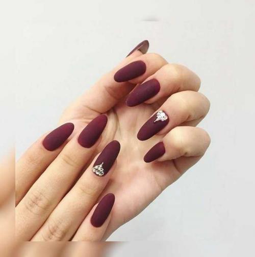 Матовый маникюр с глянцевым рисунком. Лучший матовый маникюр: новинки 2019-2020 года, фото, эксклюзивный дизайн, самые роскошные идеи по оформлению матового маникюра + отзывы