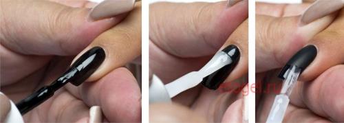 Смесь глянцевого и матового маникюра. Гель лак дизайн матовый и глянцевый. Как сделать матовый маникюр гель-лаком в домашних условиях: обзор способов. 03