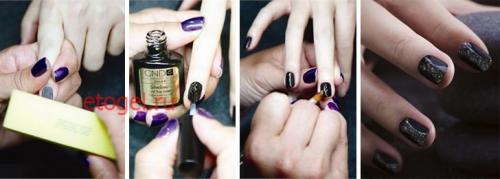 Смесь глянцевого и матового маникюра. Гель лак дизайн матовый и глянцевый. Как сделать матовый маникюр гель-лаком в домашних условиях: обзор способов. 06