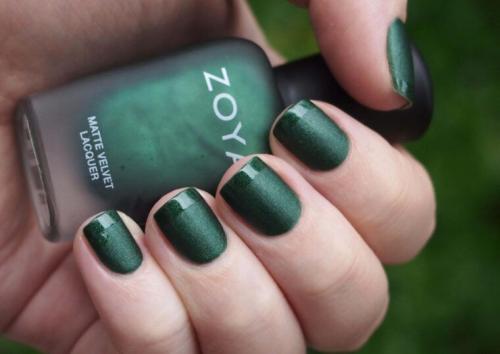 Стильные варианты матового маникюра. Изысканный матовый