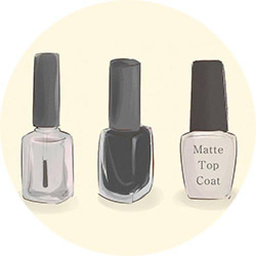 Как сделать матовый маникюр обычным лаком. Как сделать лак матовым в домашних условиях: способы