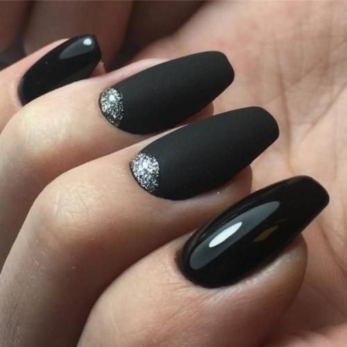 Как сделать рисунок на матовом топе. Сочетание матового лака с глянцевым