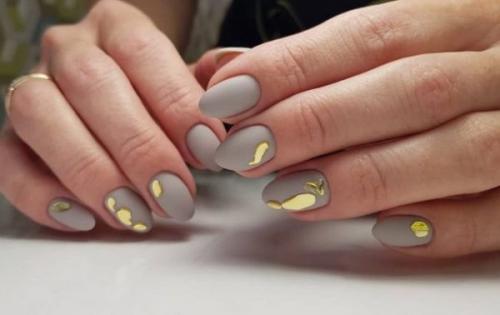 Как сделать рисунок на матовом топе. Сочетание матового лака с глянцевым