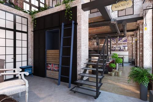 Необычные элементы стиля лофт. Характеристики и главные особенности стиля лофт 02