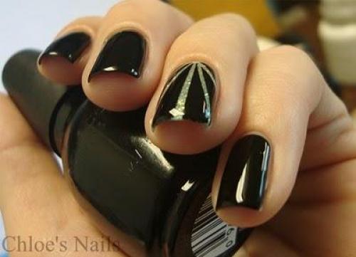 Ногти в домашних условиях: простые рисунки для начинающих 03 Ногти в домашних условиях: простые рисунки для начинающих 03