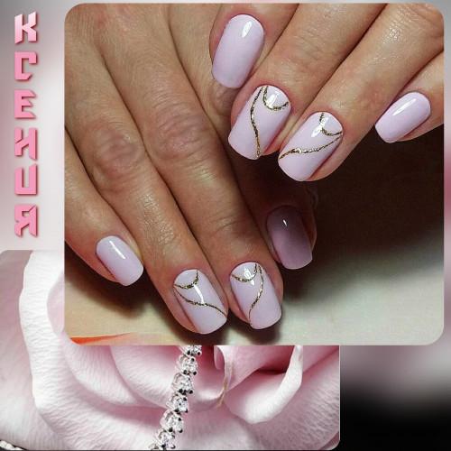 Идеи маникюра без рисунка. Маникюр в нежных нюдовых оттенках