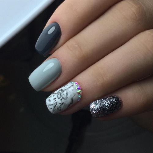 Стильные ноготки 2025 идеи. Стильный маникюр с дизайном осень-зима 2025-2025