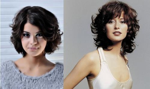 Стрижки на густые волнистые волосы 2022. Модные красивые женские стрижки на вьющиеся волосы средней длины: с челкой и без не требующие укладки. Новинки 2022